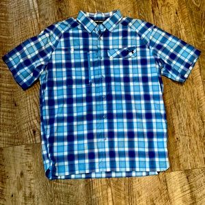 Under Armour Fish Hunter Plaid Fishing Shirt (L)